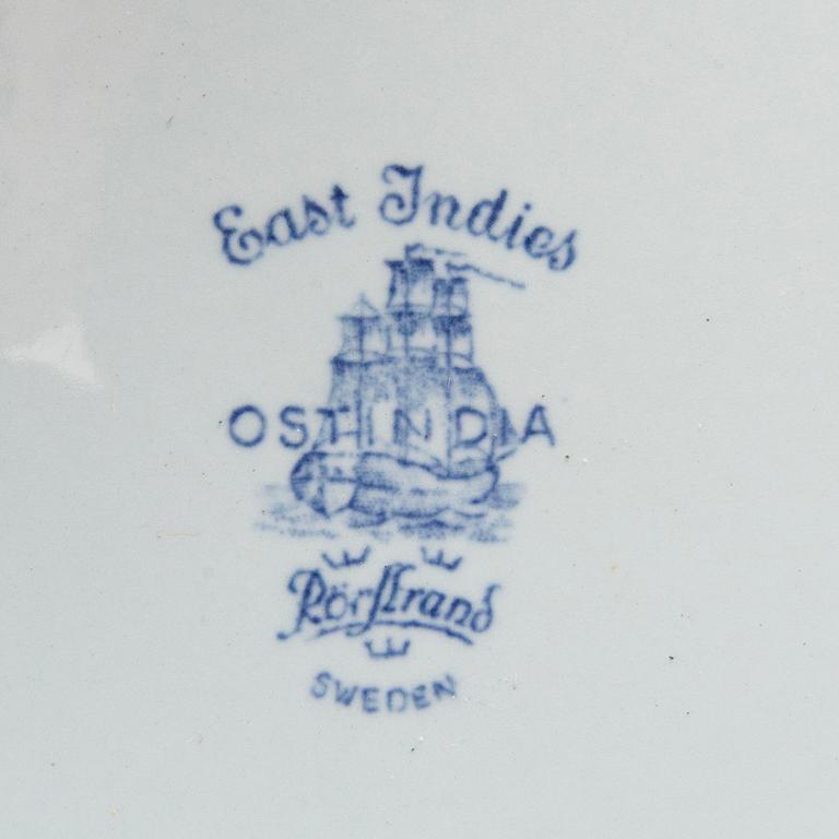 Servis ca 83 dlr "Ostindia" Rörstrand porslin 1900-talets andra hälft.