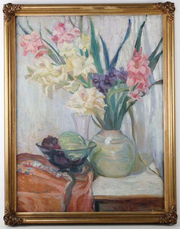 ELSA STRÖM-ZETTERBERG, olja på duk.