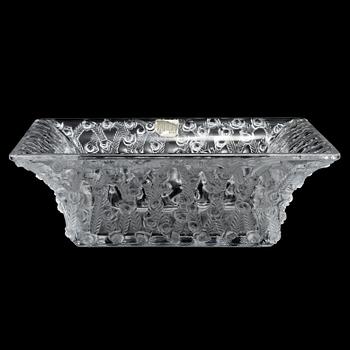 SKÅLFAT, glas, Lalique, 1900-talets andra hälft.