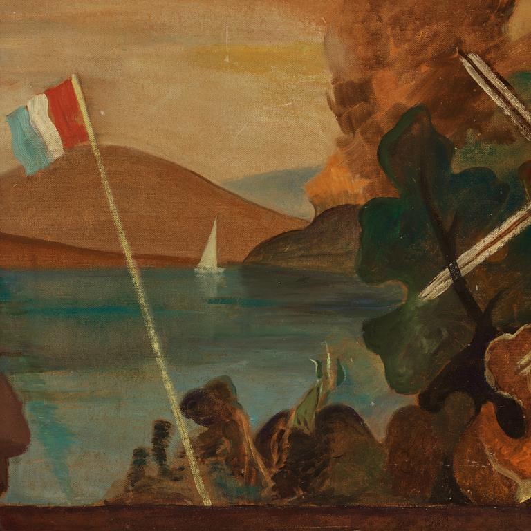 Pelle Åberg, French Coastal Landscape.