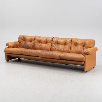 Tobia Scarpa, a 'Coronado' leather sofa and easy chair, C&B Italia.