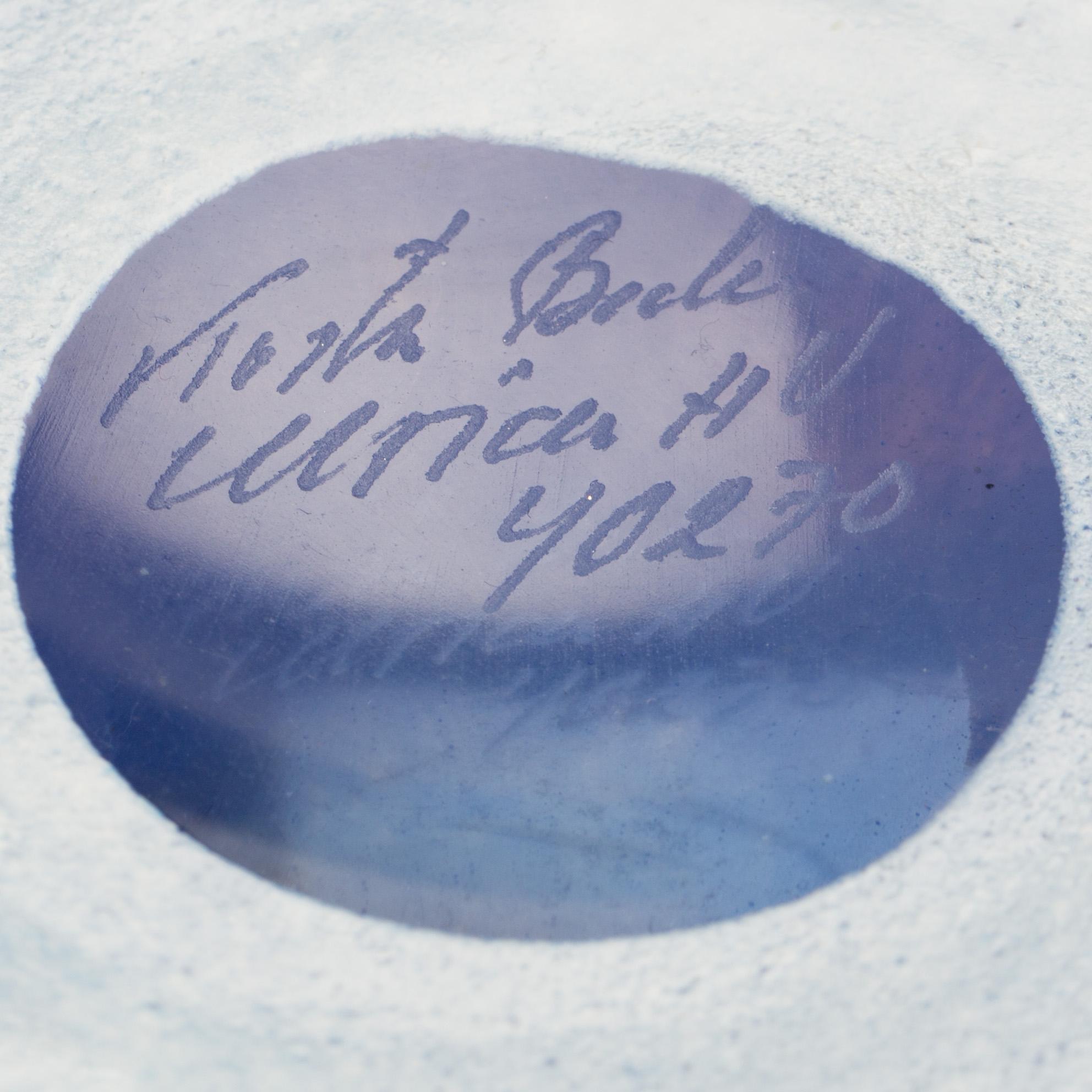 ULRICA HYDMAN-VALLIEN, a sigend Kosta Boda glass vase.