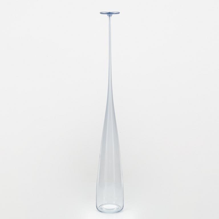 Nils Landberg, a glass vase, Orrefors, 1961.