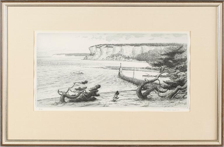 ERIK OLSSON, etsning, signerad och daterad 68, numrerad 33/100.