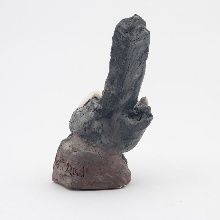 Henrik Allert, sculpture, stoneware, signed.