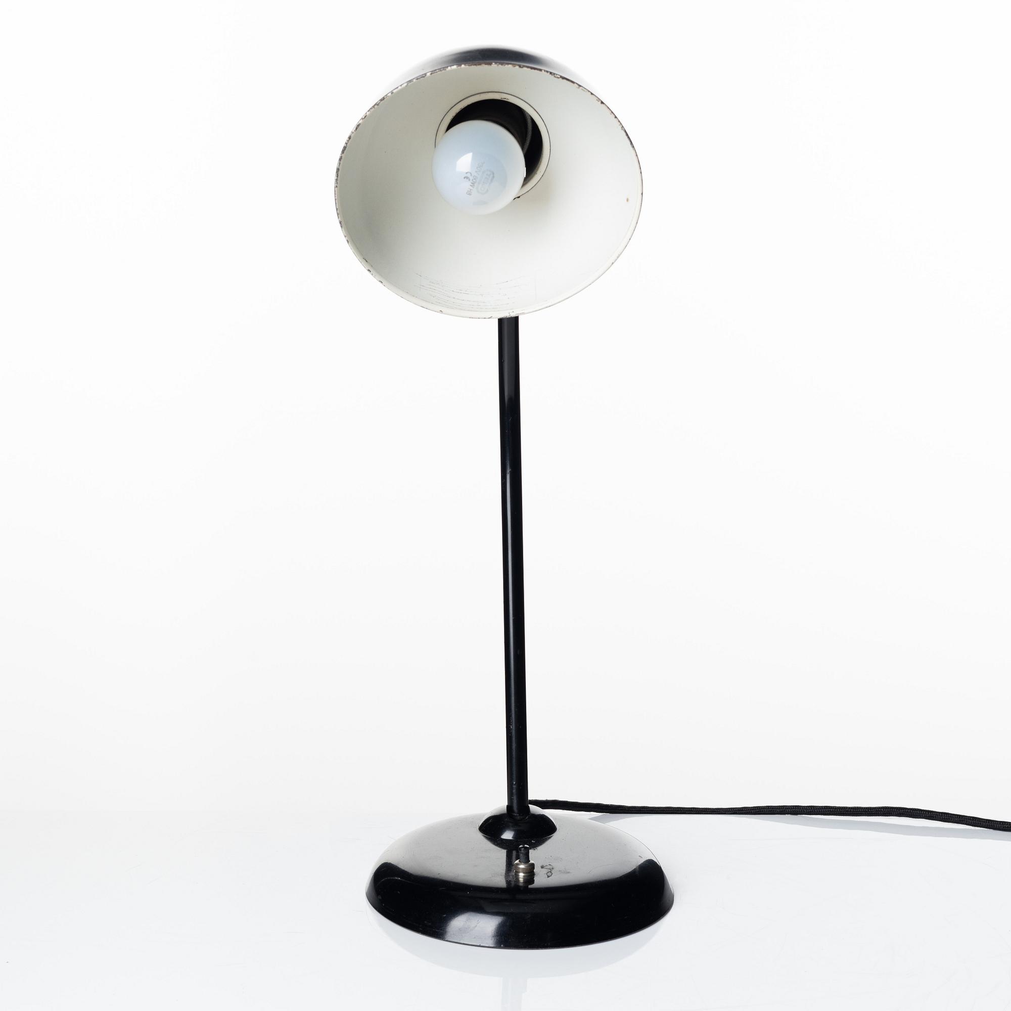 Christian Dell, bordslampa, Kaiser Idell, Tyskland 1930-40-tal.