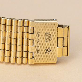 Zenith, de luxe, "Full Gold", "NSA Bracelet", ca 1968.