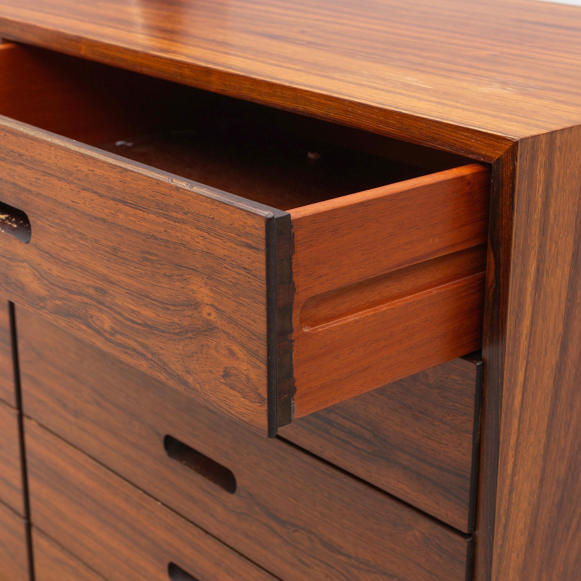 Kaj Winding, chest of drawers, Poul Jeppesen, Denmark, 1960's.