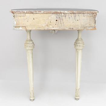 Konsolbord, sengustavianskt, omkring år 1800.