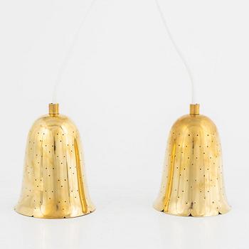 A pair of ceiling lamps/window lamps,, Boréns, 1940s-50s.