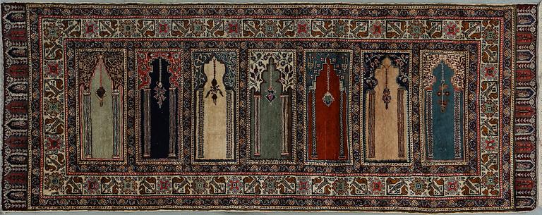 MATTA, old, Kayseri Saff, ca 228x90 cm.