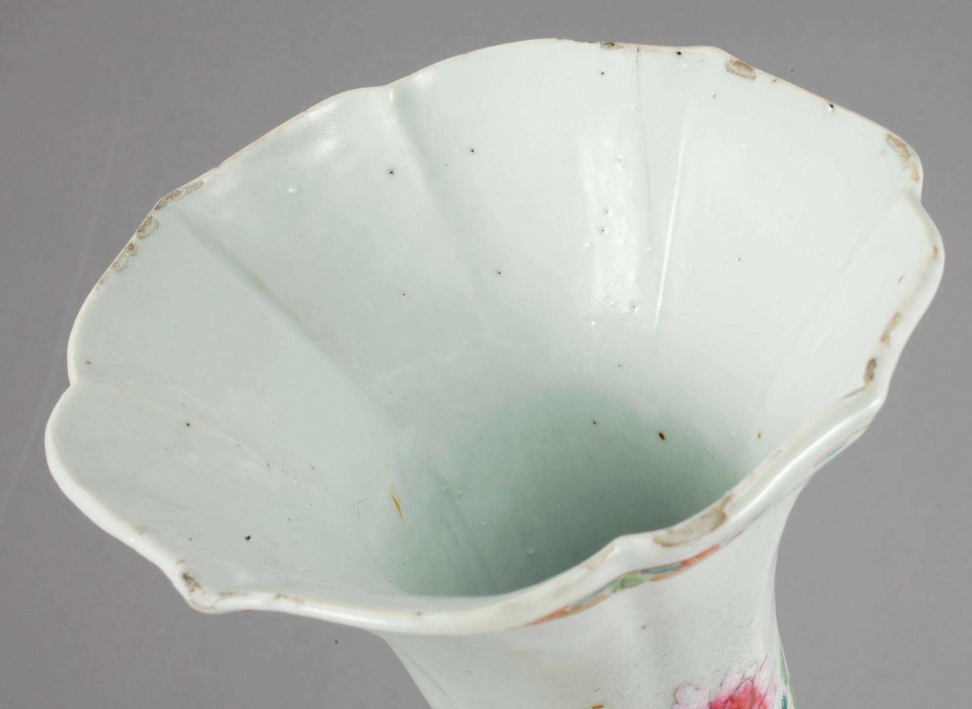 VAS, porslin, Kina, Qianlong, 1700-tal.