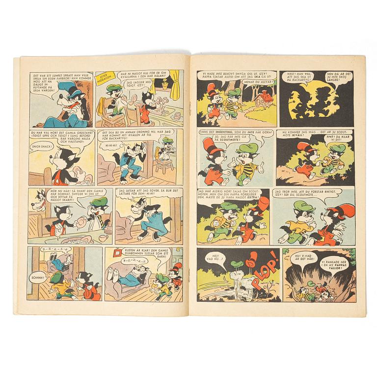 Comic book, Kalle Anka & Co, no. 2, 1949.