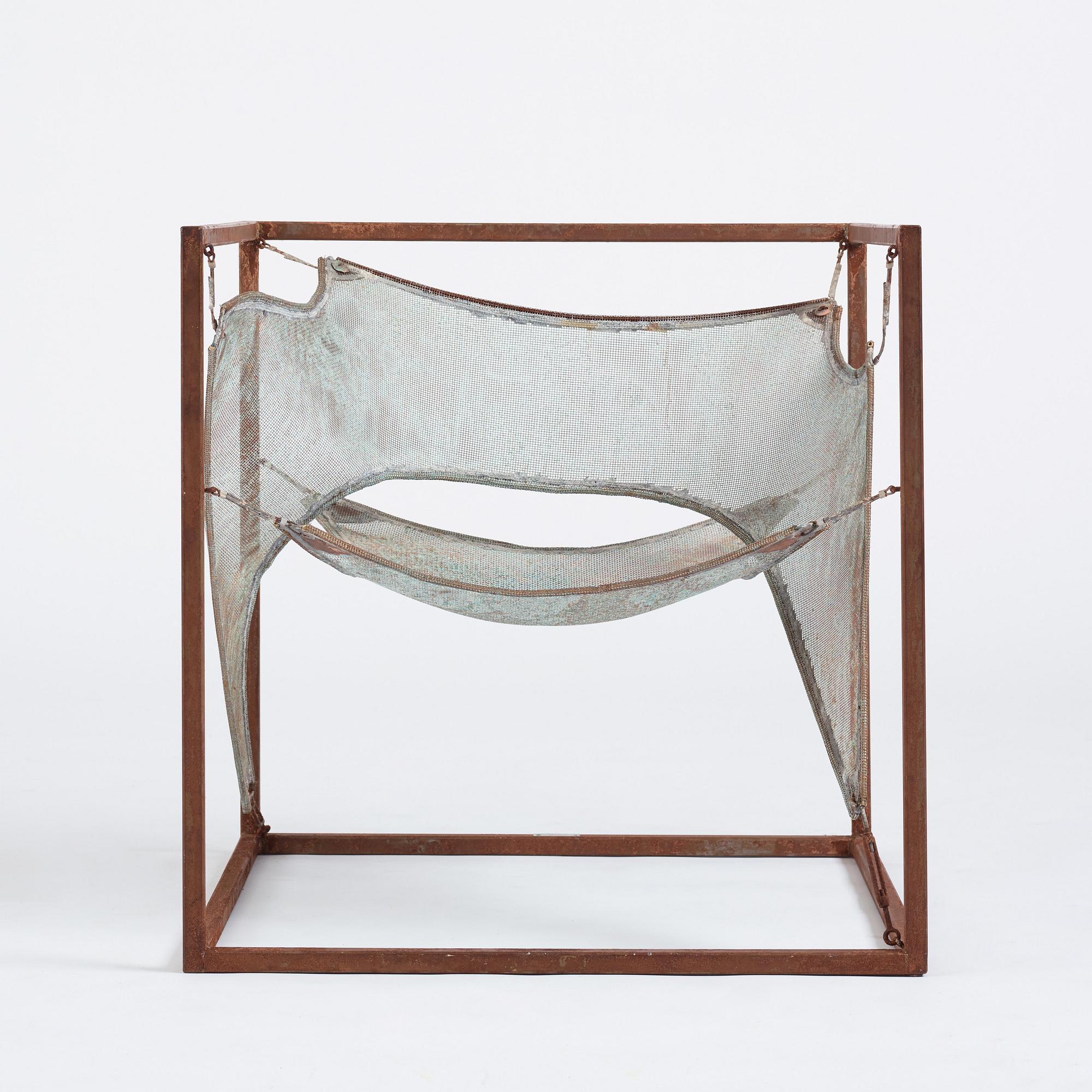 Sigurdur Gustafsson, an easy chair / sculpture, 'Wind', ed. 30/33, Källemo, Sweden, post 2003.