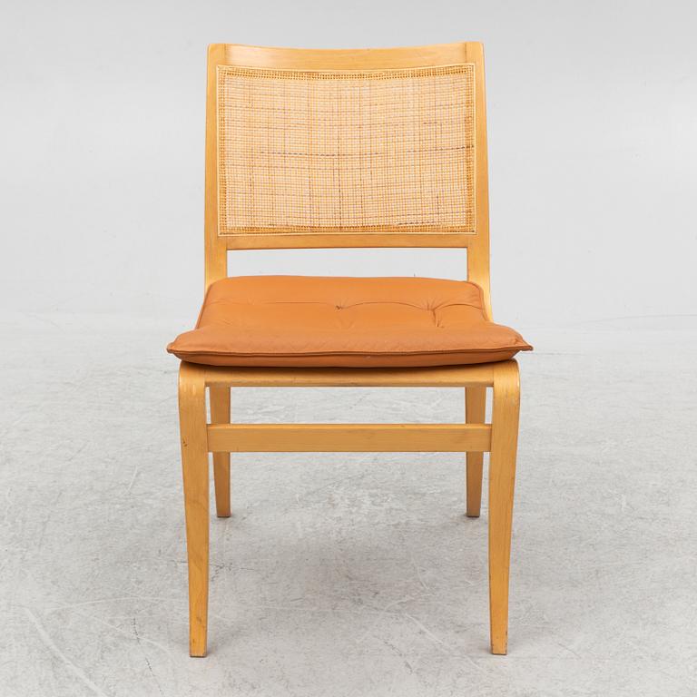 Bruno Mathsson, chairs, 3 pcs, "Kerstin", Dux.