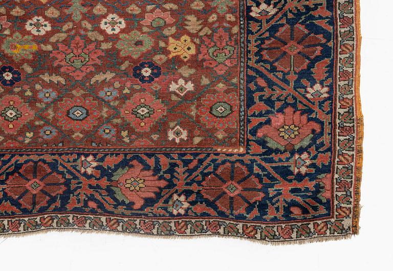 An antique Kurdish kelleh, Northwest Persia, c. 340 x 150 cm.
