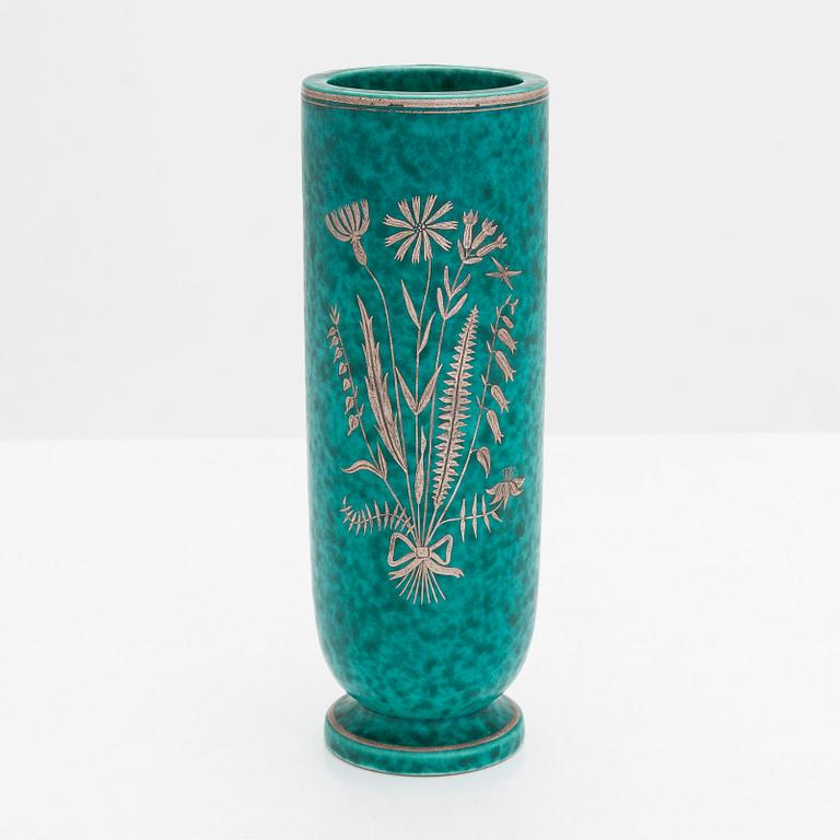 Wilhelm Kåge, an "Argenta" vase, Gustavsberg, Sweden.