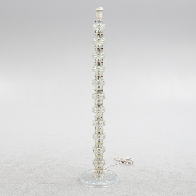 Carl Fagerlund, a floor lamp, Orrefors, 1960s.
