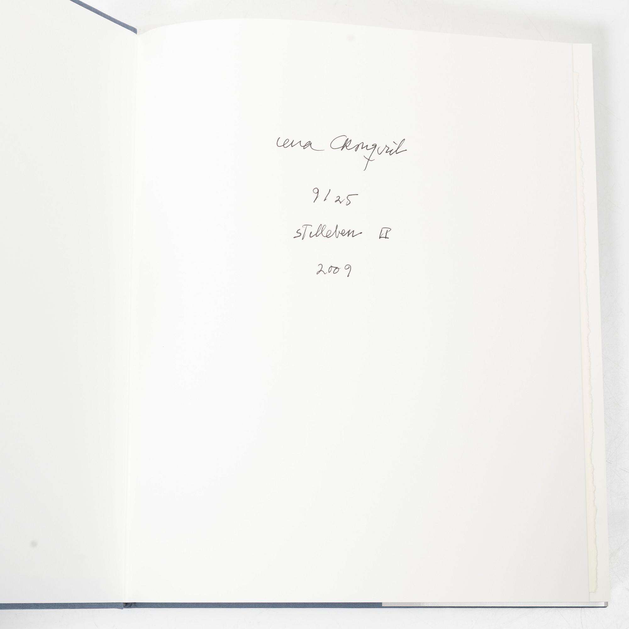 Lena Cronqvist, Catalogue raisonné, “Copper Plate Prints 1974–2009”, with “Stilleben II”, etching, signed and numbered 9/25.