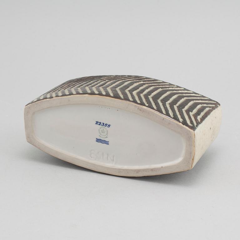 EVA STAEHR-NIELSEN, vase, stoneware, Royal Copenhagen, signed, 1960/70.