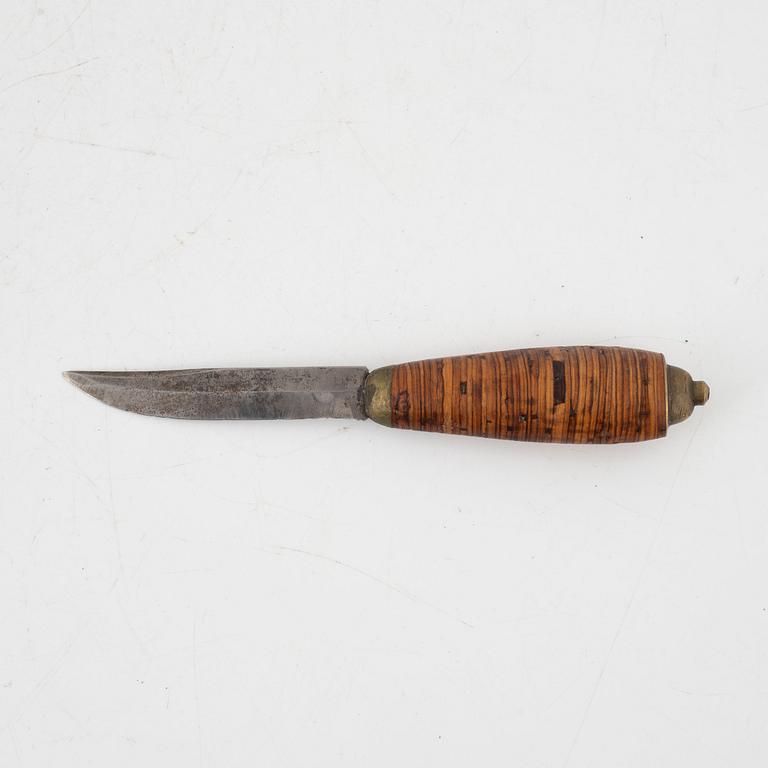 A 'tolle' knife, Norway, early 20th Century.