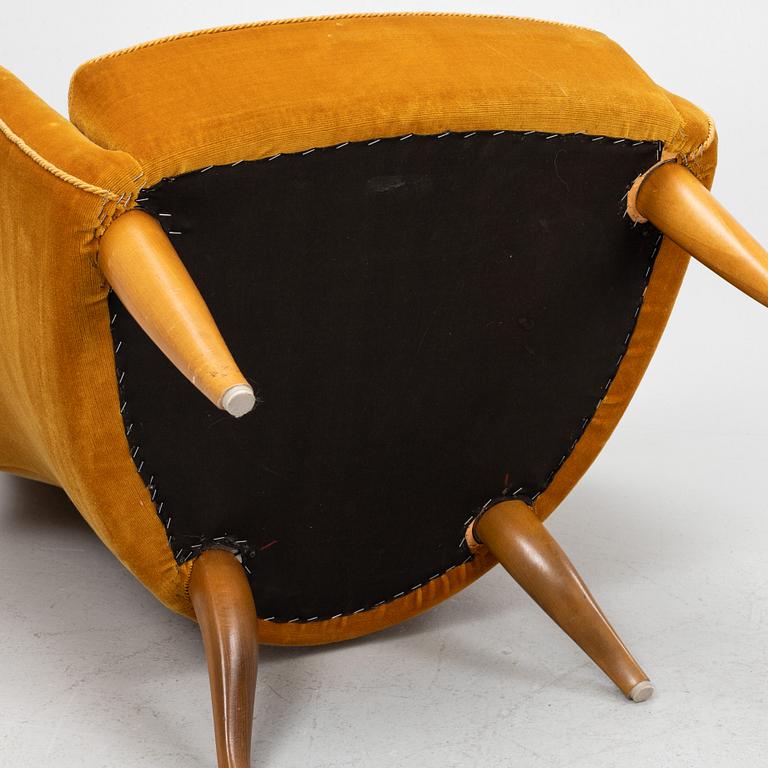 Kerstin Hörlin-Holmquist, A 'Stora Adam' armchairs, Nordiska Kompaniet, mid 20th century.