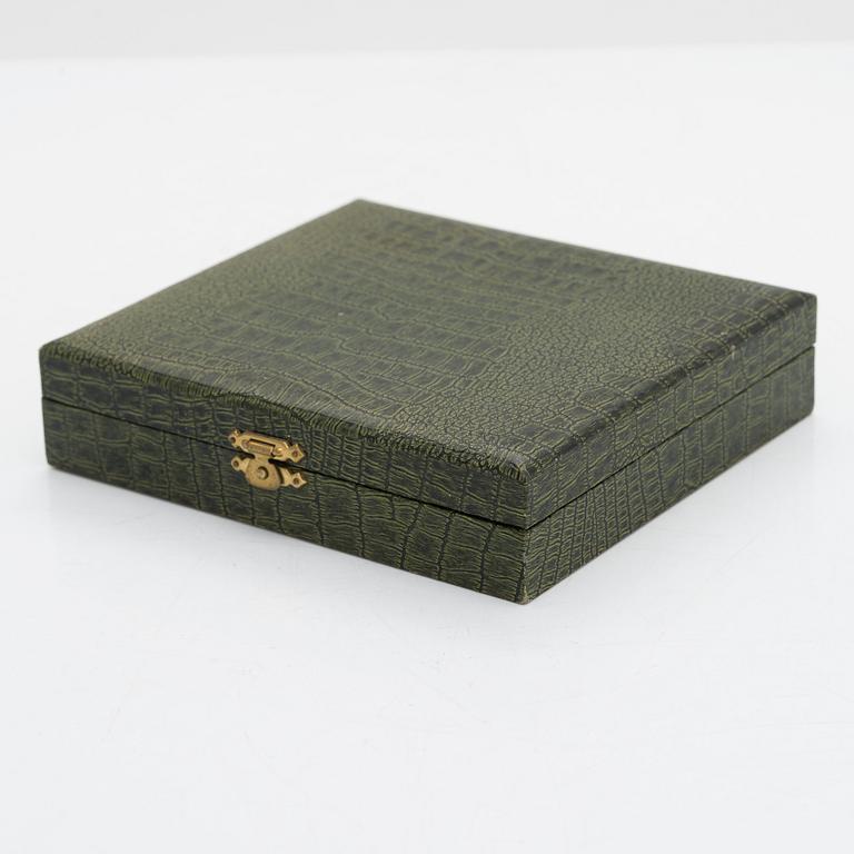 Ostrongafflar, 12 st, silver, Frankrike 1800-talets mitt - senare hälft.