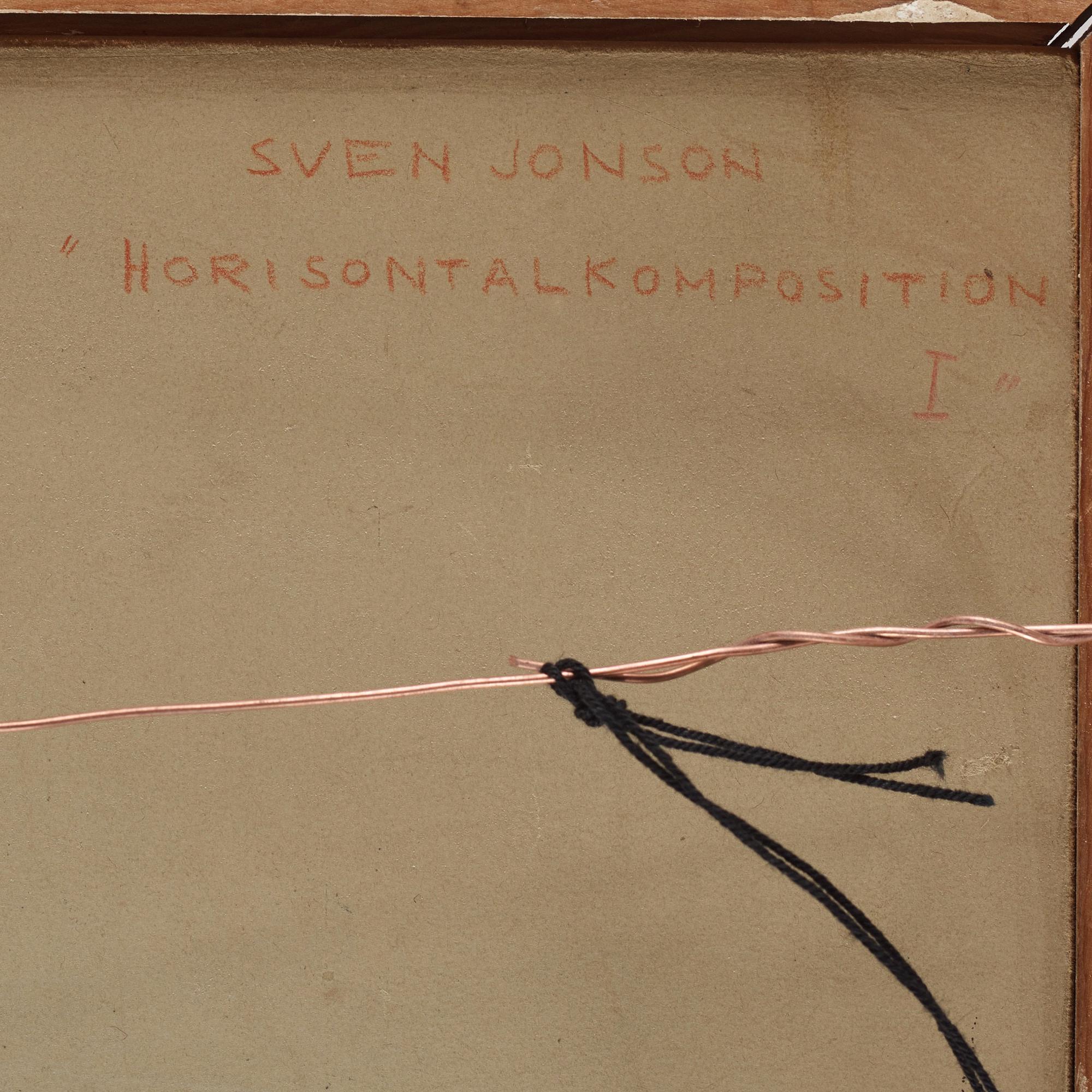 Sven Jonson, "Horisontalkomposition I".