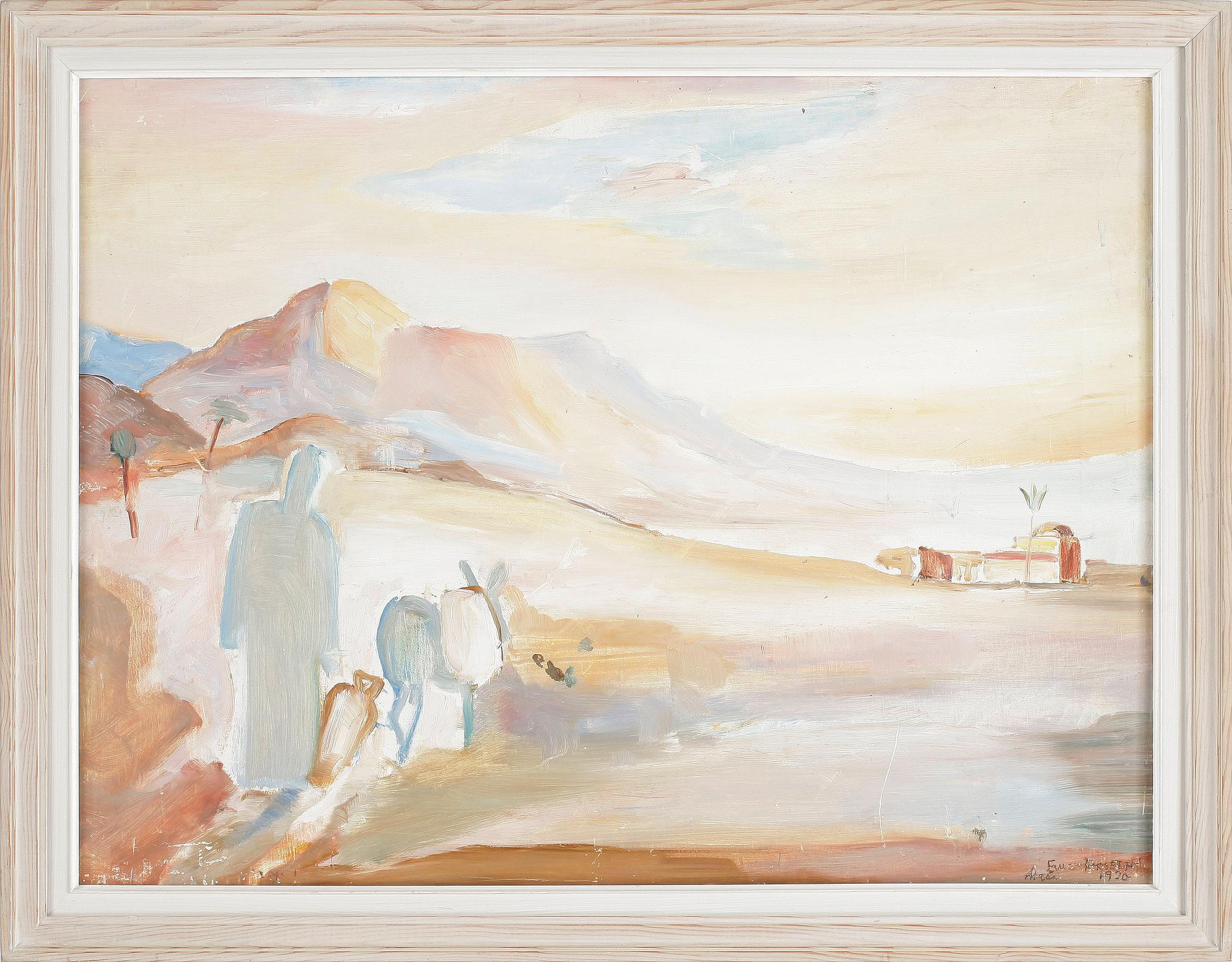 EINAR FORSETH, olja på duk, signerad och daterad 1920.