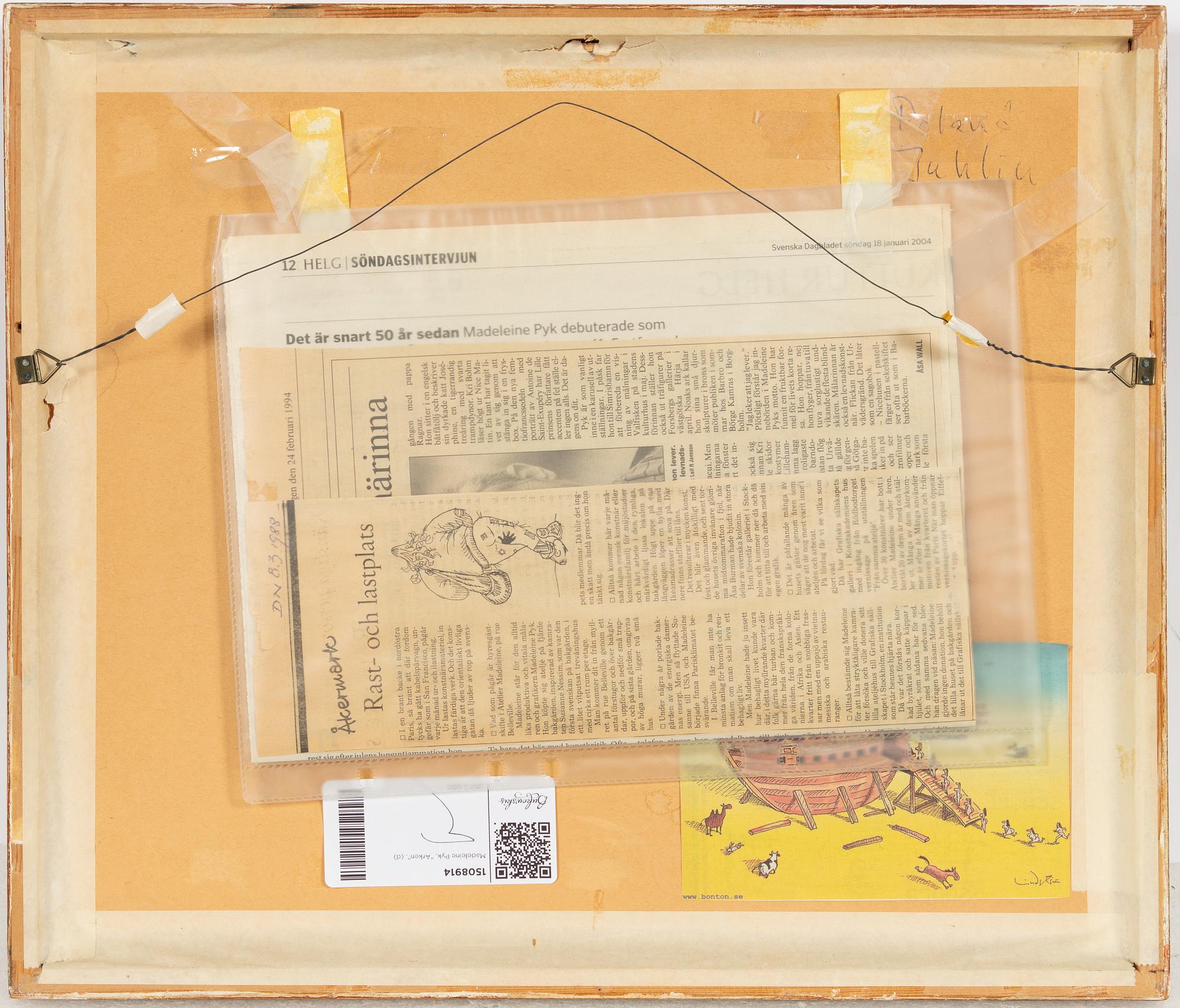 Madeleine Pyk, "Arken".