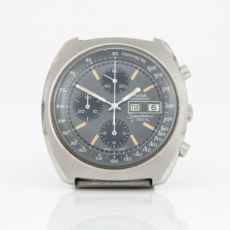 HERRARMBANDSUR, stål, Omega, Chronometer, Speedsonic.