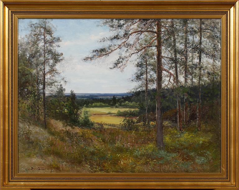 SEVERIN NILSON, olja på duk, signerad.