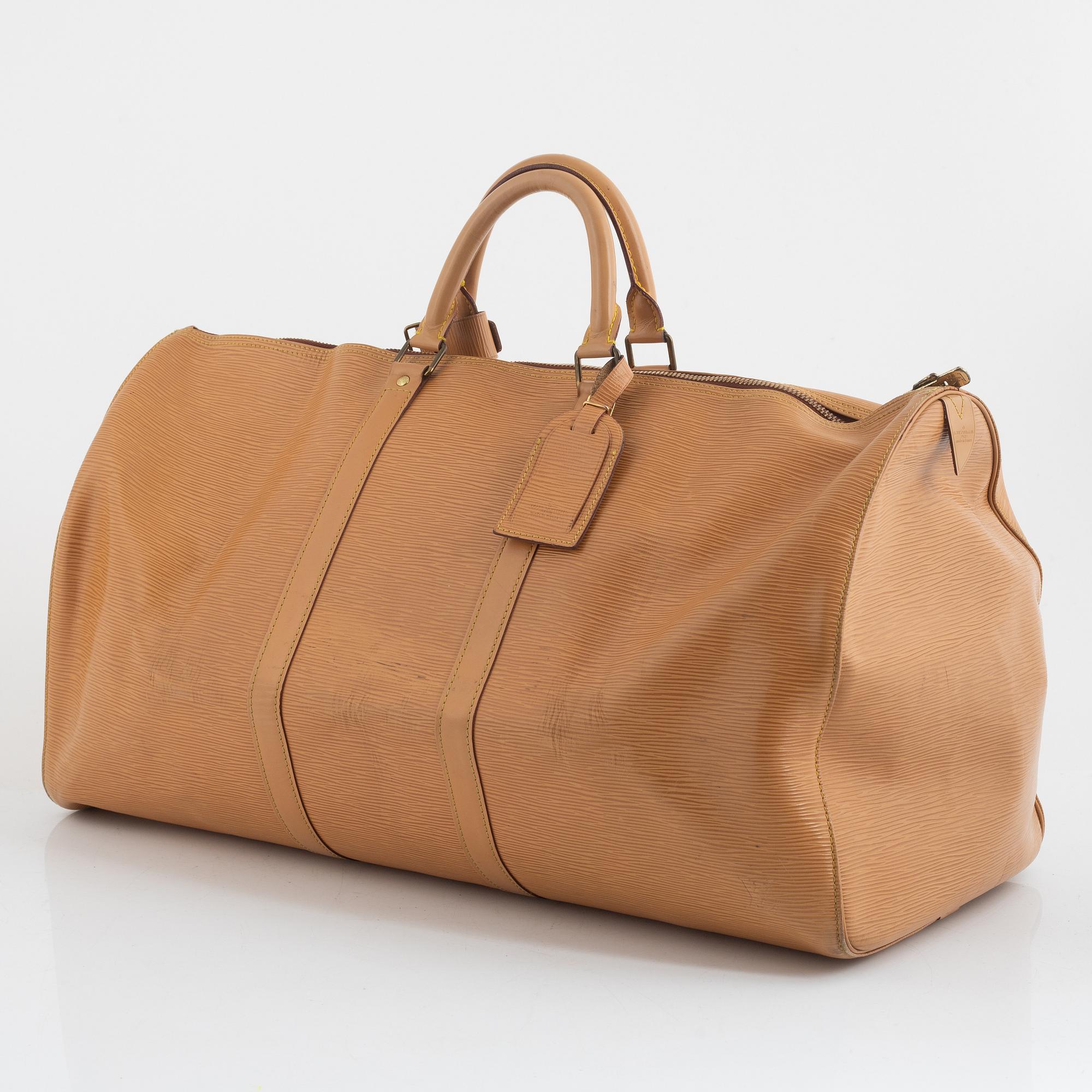 Louis vuitton keepall epi clearance