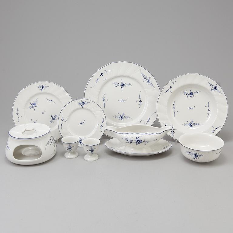 A 88 piece dinner service 'Vieux Luxembourg' and 'Vilbofour', by Villeroy & Boch.