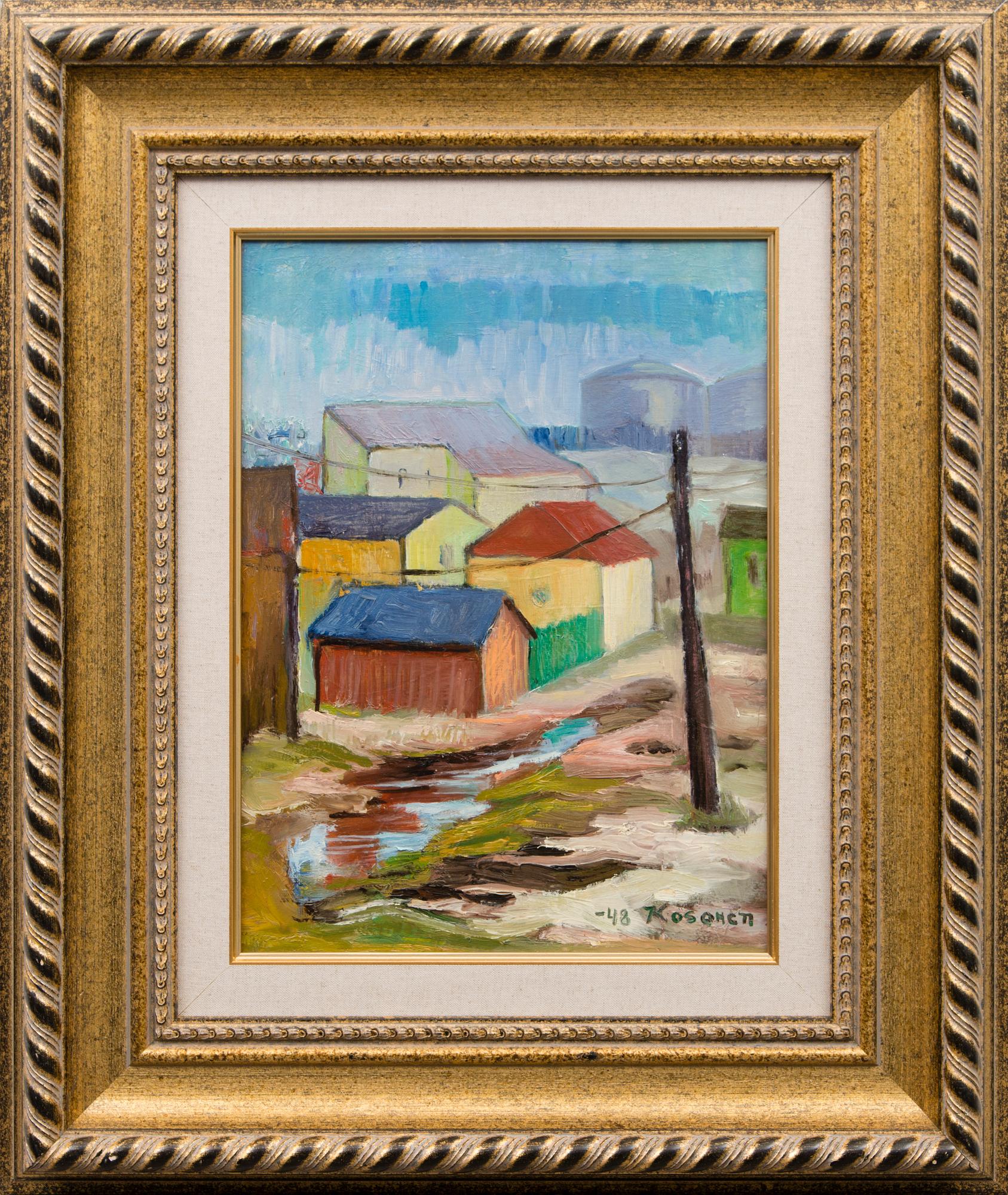 ERKKI KOSONEN, oil on board, signed and dated -48.