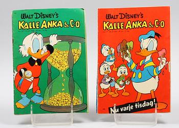 SERIETIDNINGAR, Kalle Anka, bl.a. Nr. 1, 1959.