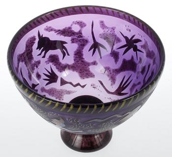 SKÅL, Juvelglas, Ulrica Hydman-Vallien, Kosta Boda 1987.