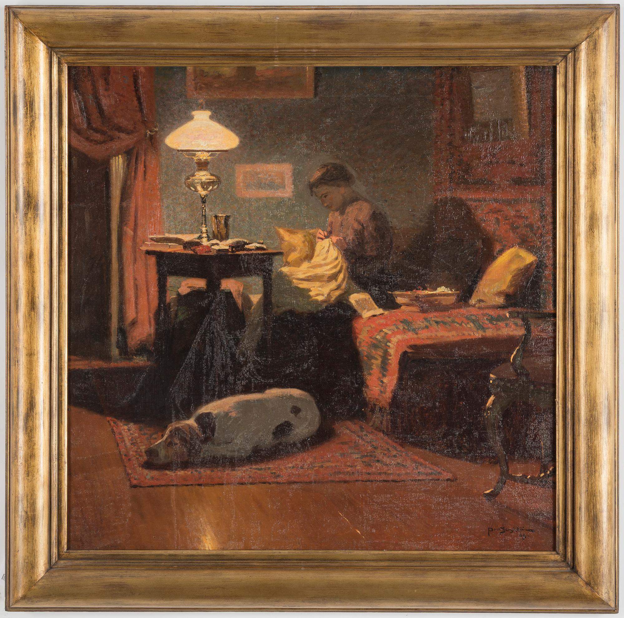 CARL AXEL PRINTZENSKÖLD, olja på duk uppfäst på pannå, signerad och daterad -09.