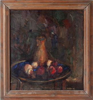 STAFFAN HALLSTRÖM, olja på duk, signerad.