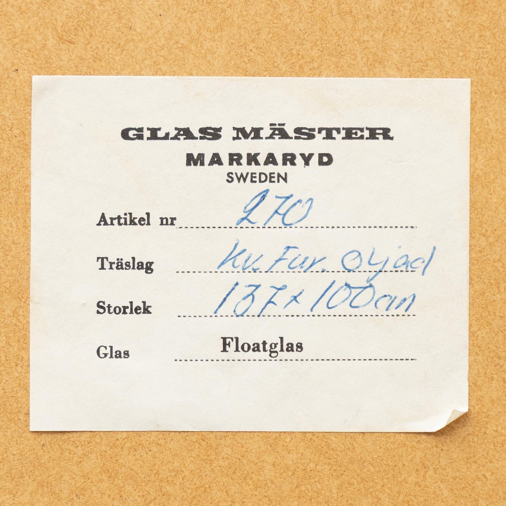 Mirror, Glass Master Markaryd, 1970s.