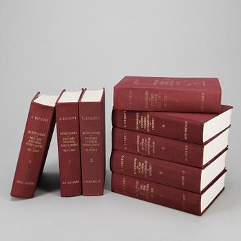BÖCKER, 8 vol. Dictionnaire des peintres, sculpteurs, dessinateurs, et graveurs, E. Benezit, Librarie Gründ, Paris 1966