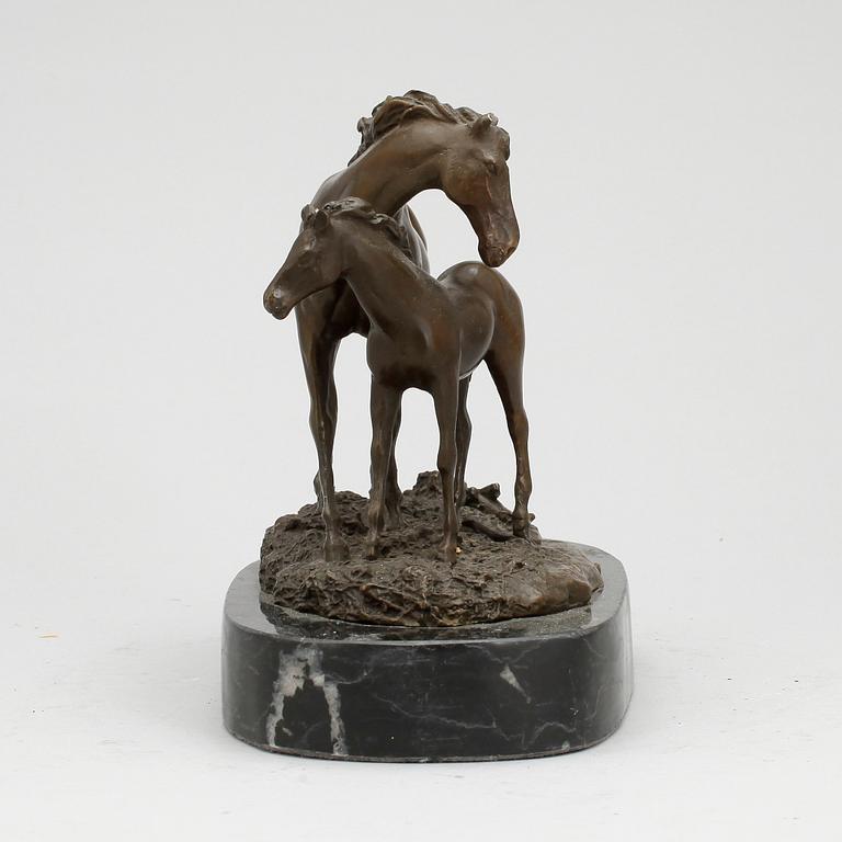 OKÄND KONSTNÄR, skulptur, brons. 1900-tal. Signerad Coreira.