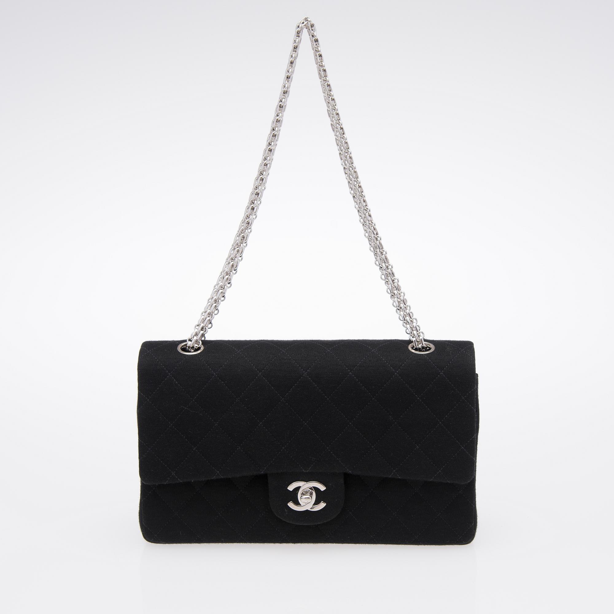 CHANEL, "Jersey Double Flap Bag 2.55", VÄSKA.
