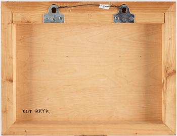 Rut Bryk, a stoneware wall relief, Arabia, Finland 1970's.