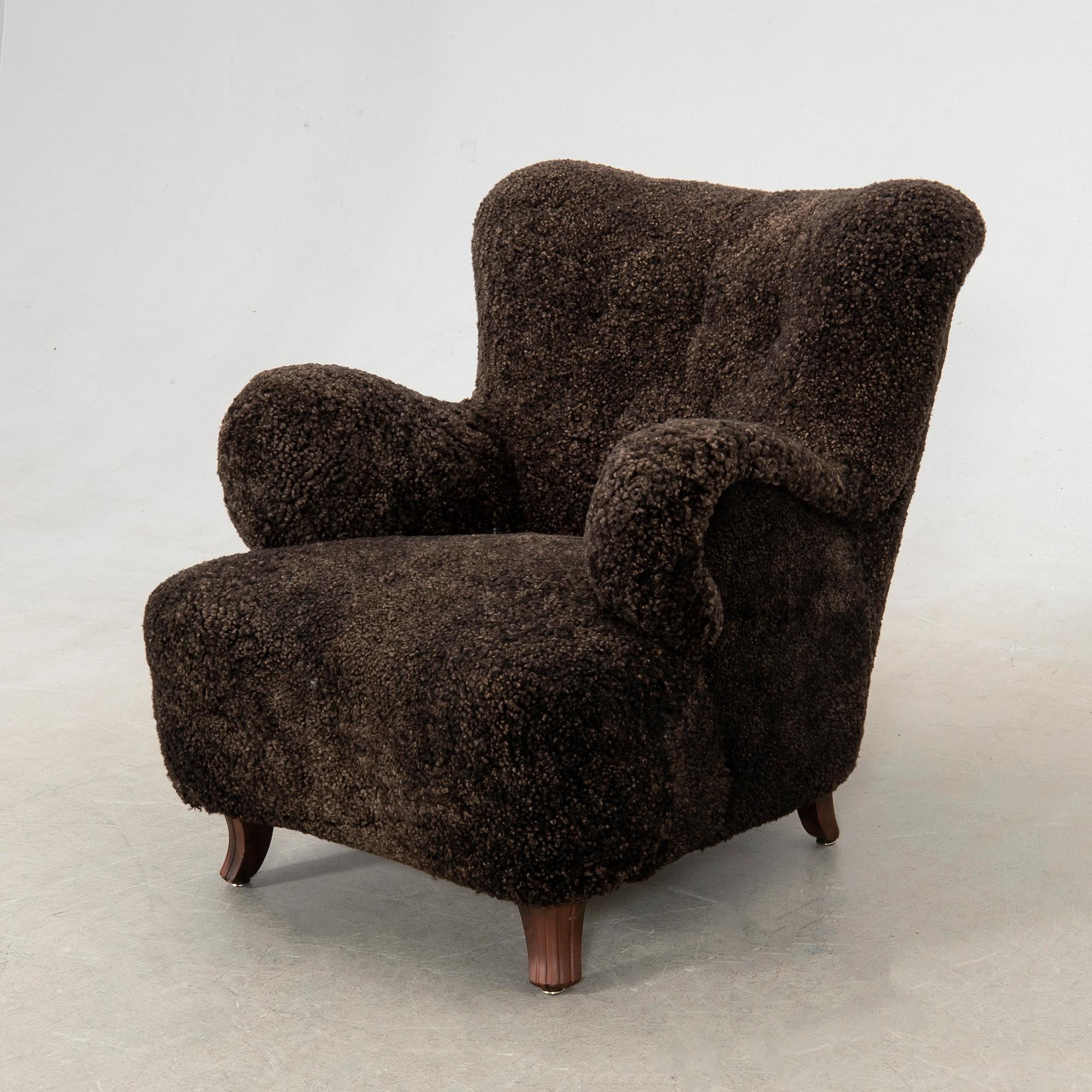 Armchair, Swedish Modern, 1940s.
