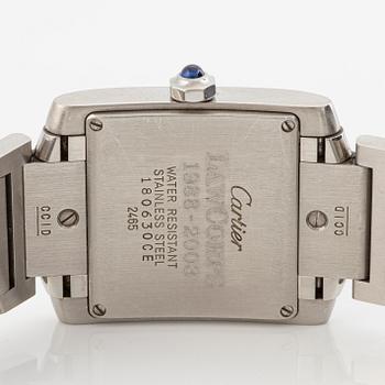Cartier, Tank, Francaise, armbandsur, 30 x 25 mm.