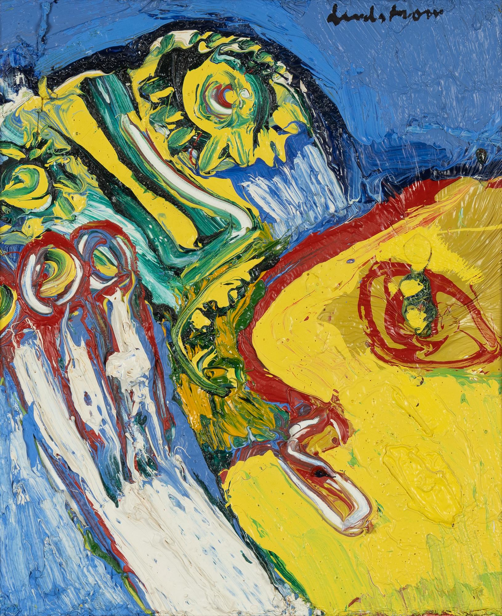 Bengt Lindström, olja på duk, signerad.