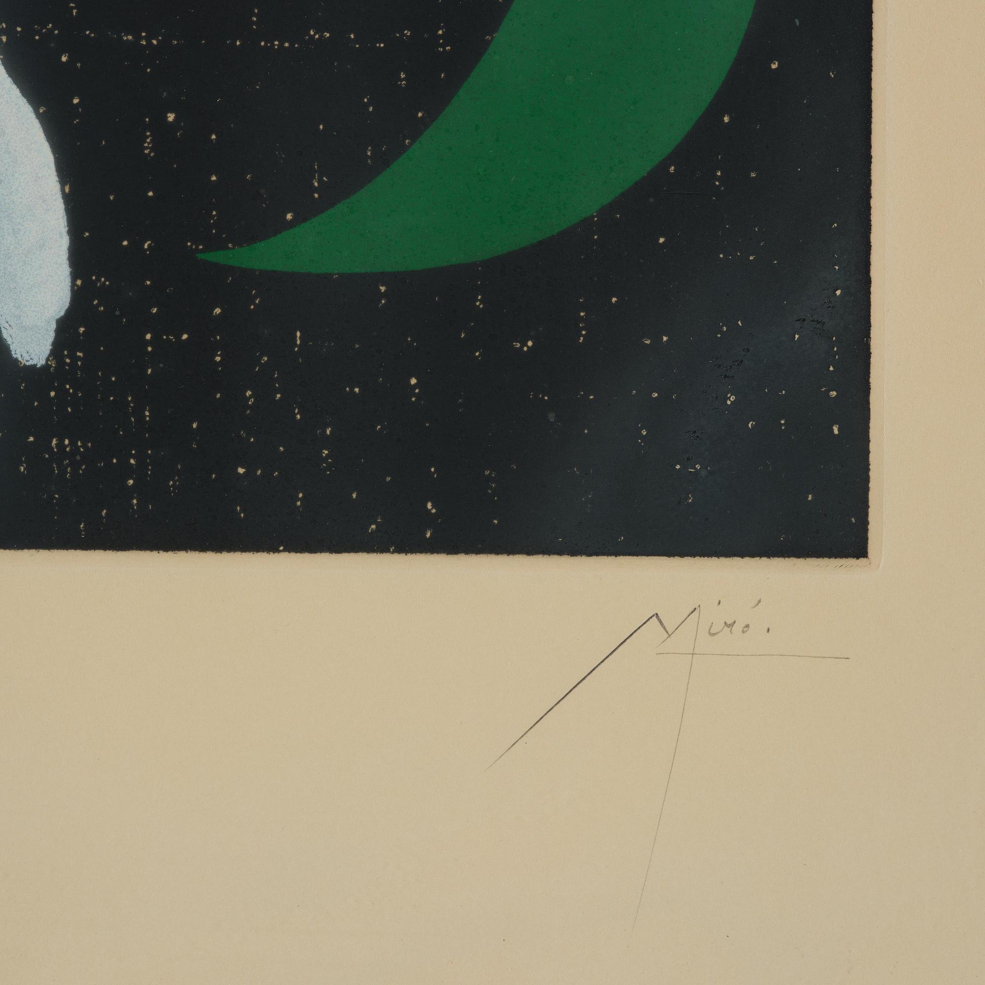 Joan Miró, after, "La Rosée Matinale au Clair de la Lune".