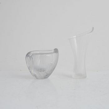 Tapio Wirkkala, skålar och vaser, 5 st, Iittala.