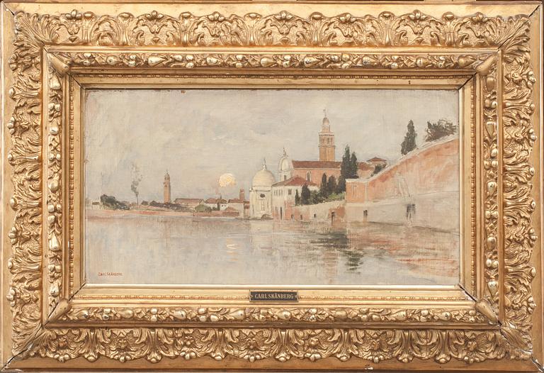 CARL SKÅNBERG, olja på duk, stämpelsignerad. 1882.
